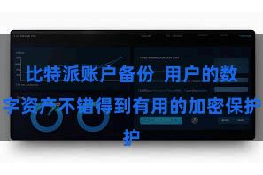 比特派账户备份  用户的数字资产不错得到有用的加密保护